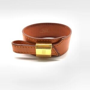 HERMES Leather Charm Bracelet